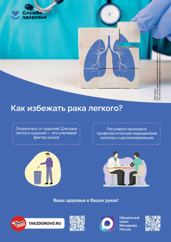 Рак легкого: как избежать