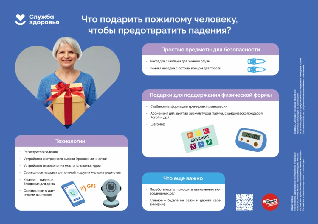 Что подарить пожилому человеку