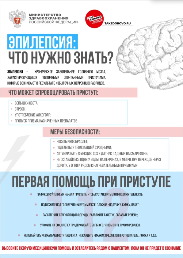 Эпилепсия: что нужно знать?